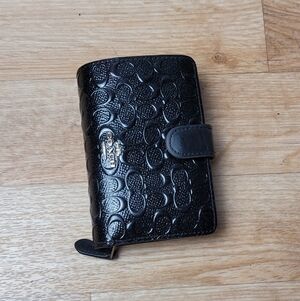 Black Embossed Wallet